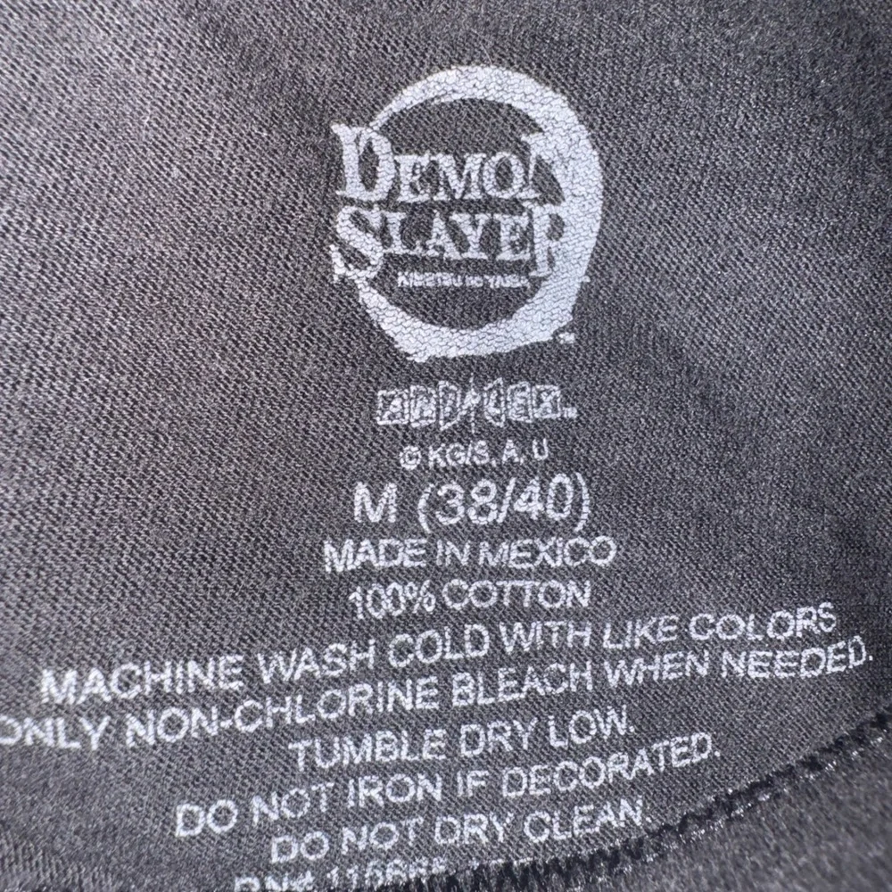Demon Slayer Black Graphic Tee - Picture 3 of 4